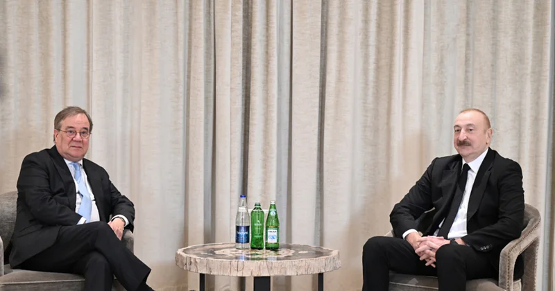 Prezident Münxendə görüş keçirdi Fotolar KONKRET