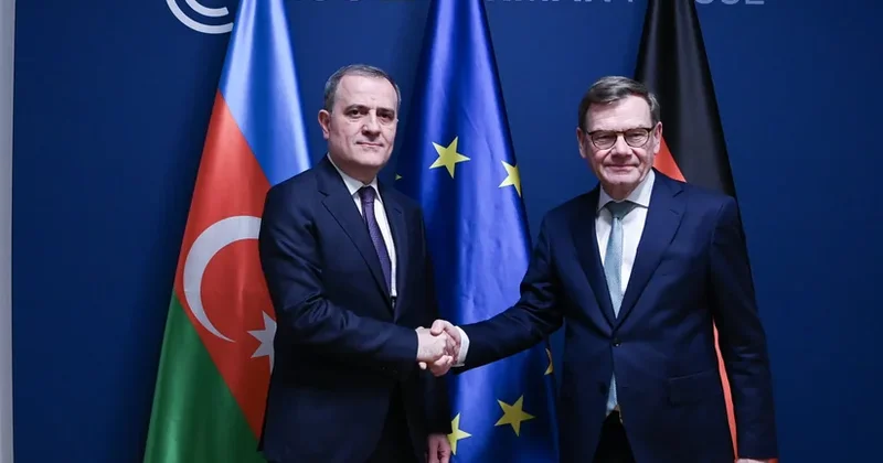 Ceyhun Bayramov Almaniyanın XİN rəhbəri ilə görüşüb