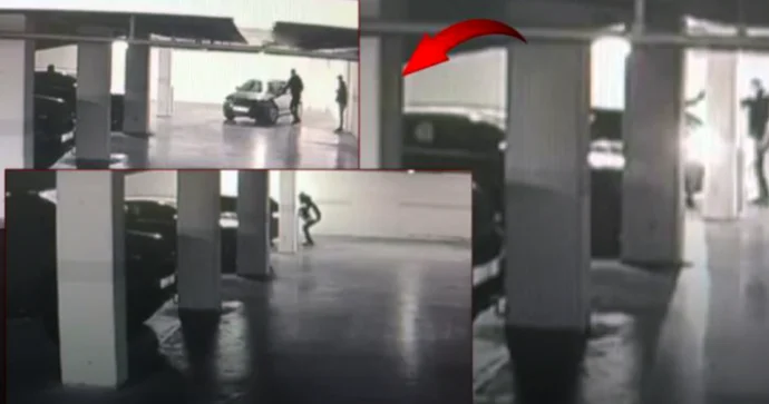 Avtodayanacaqda iki avtomobildən 30 milyon dollar oğurlanıb Polis 4 nəfəri axtarır ANBAAN VİDEO