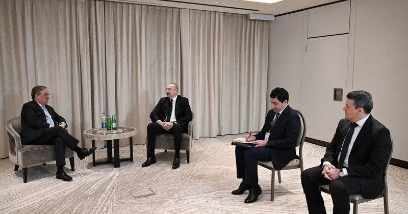 Prezident İlham Əliyev Armin Laşetlə görüşüb FOTOLAR