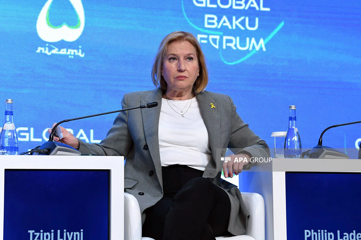 Tsipi Livni: Azərbaycan Yaxın Şərqdə sülh təşəbbüslərində aktiv rol oynaya bilər