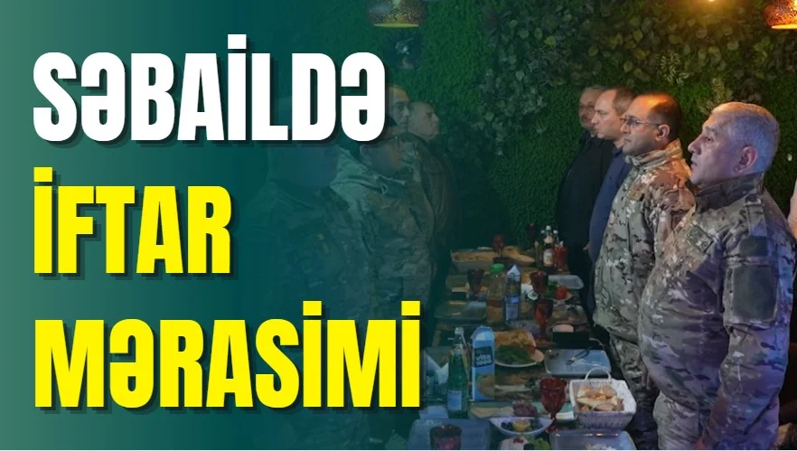 Şəhid ailələri və qazilər üçün iftar süfrəsi açılıb