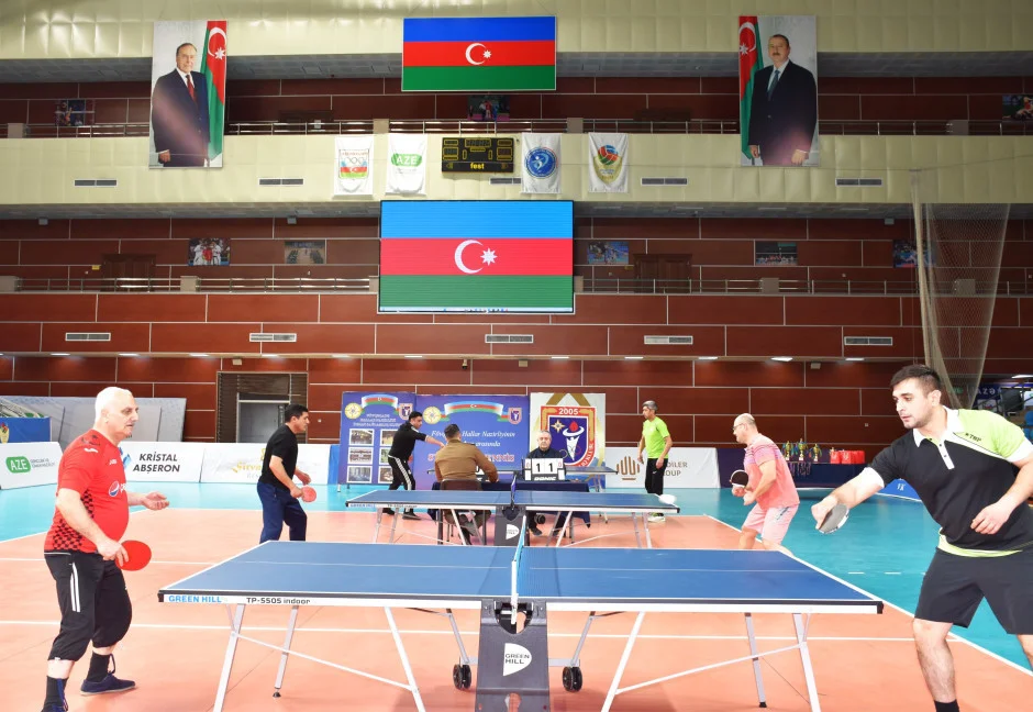 FHN in qurumları arasında stolüstü tennis üzrə çempionat keçirilib