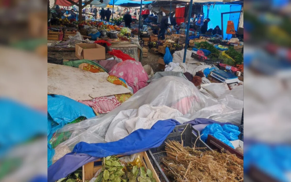 Bərdədə bazarda yoxlama keçirildi, nöqsanlar aşkarlandı FOTOLAR