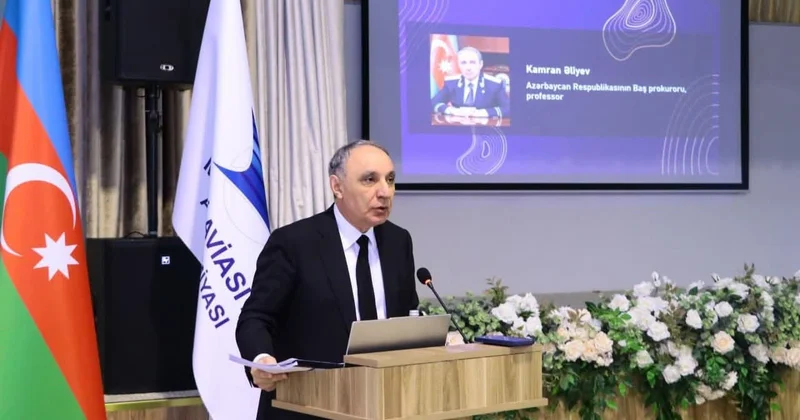 Kamran Əliyev Milli Aviasiya Akademiyasında mühazirə keçirdi Fotolar