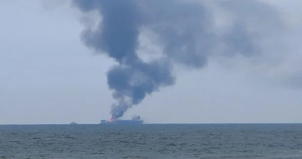 В Черном море атакован танкер европейской страны