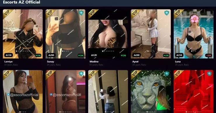 “escortazofficial” və “”da qadın alveri edənlər TUTULDU