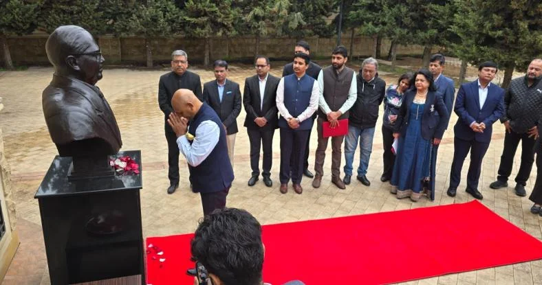 Hindistan səfirliyində Ambedkarın xatirəsi anılıb