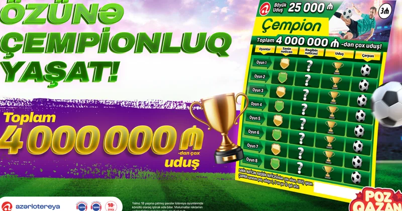 “Azərlotereya” çempion axtarır!