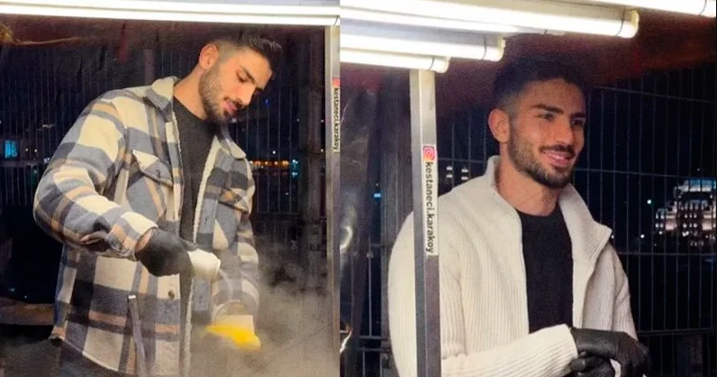 İstanbulun küçə satıcısı yaraşığı ilə məşhur oldu: Yeraltı serialına dəvət aldı VİDEO