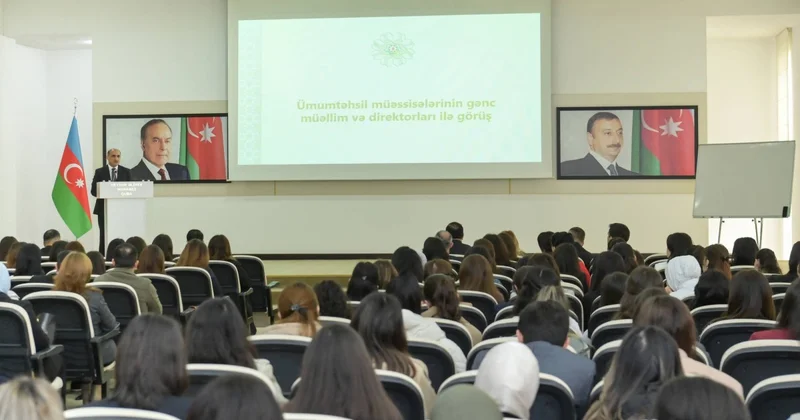 Elm və təhsil nazirinin müavini Qubada pedoqoji heyətlə görüşüb