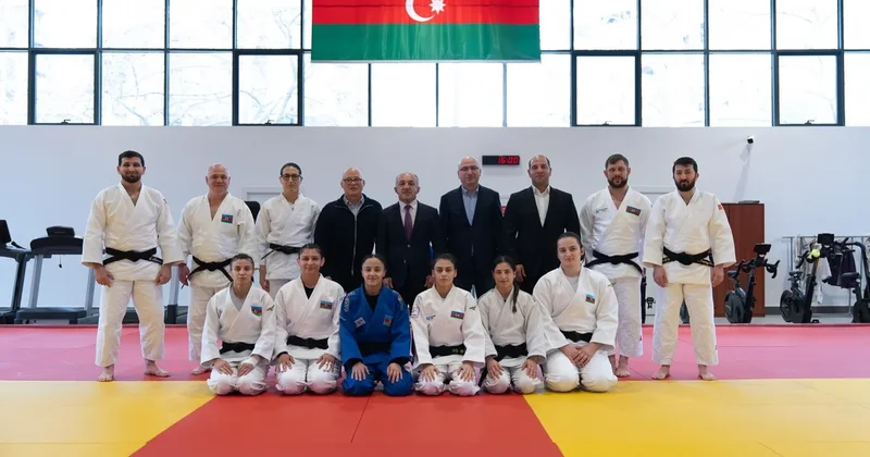 ACF rəsmiləri Avropa çempionatında iştirak edəcək cüdoçularla görüşüblər FOTOLAR