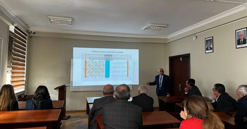 Batareyalar və elektromobillərin gələcəyi AzMİU da elmi seminar