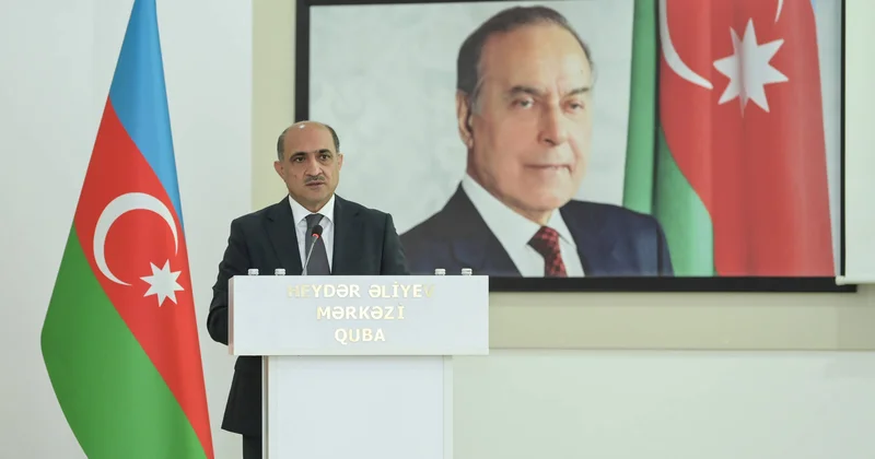 Nazir müavini Qubada ümumi və ali təhsil müəssisələrinin pedaqoji heyəti ilə görüşüb
