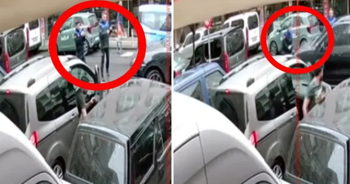 Deputat maşınıdır deyib Porsche ni polislərin üstünə sürən sürücü aradan çıxdı VİDEO
