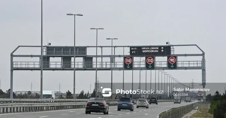 В Баку на трассе Зыхский круг аэропорт снижен скоростной режим