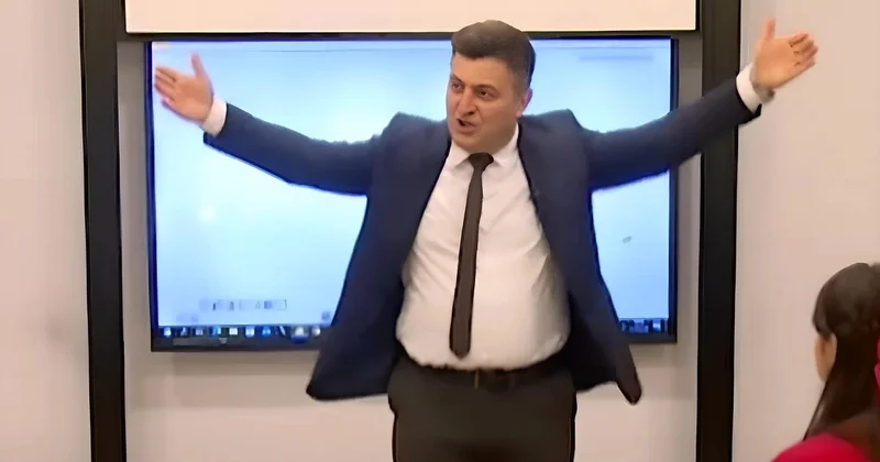 Müəllimin dərsdə tətbiq etdiyi üsul maraqla qarşılandı VİDEO