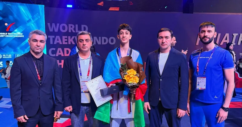 Azərbaycan taekvondoçusu dünya birinciliyində bürünc medal qazandı