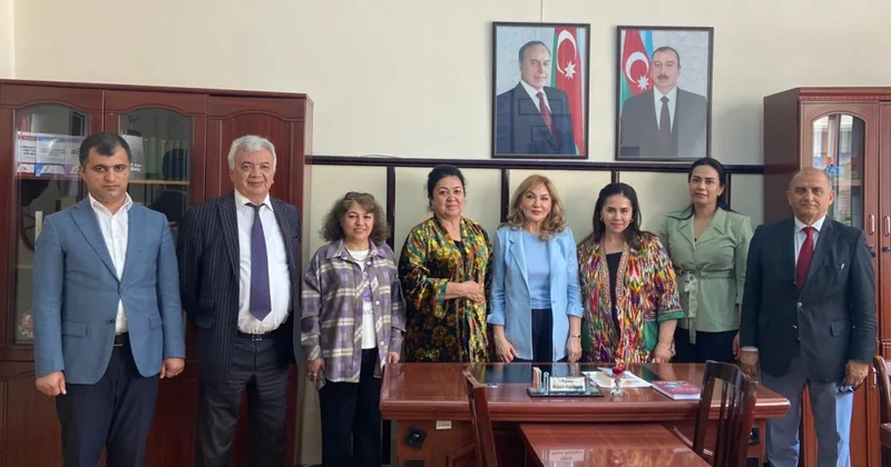 BDU da özbəkistanlı alimlərlə birgə dərsliklərin hazırlanması ilə bağlı müzakirələr aparılıb