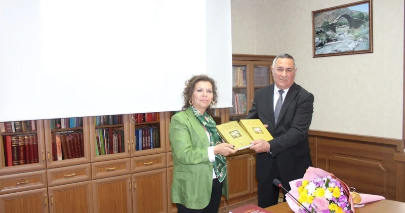 Tanınmış dilçi alim, professor Mahirə Hüseynova AMEA Naxçıvan Bölməsinin qonağı olub