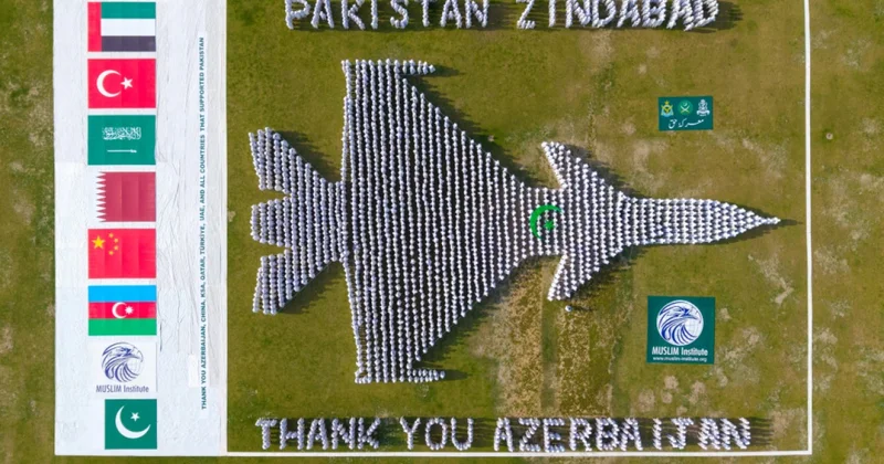 Pakistandan Azərbaycana təşəkkür fləş mobu FOTO