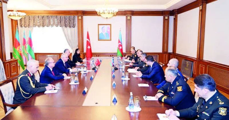 Zakir Həsənov Türkiyənin milli müdafiə naziri ilə görüşüb