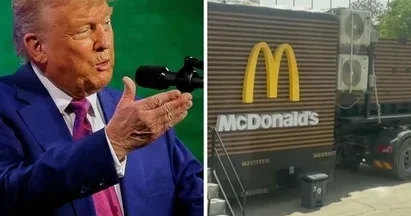 Tramp üçün bu ölkəyə “McDonald s” maşını gətirdilər