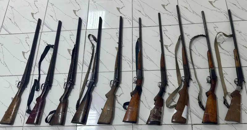 Astarada qanunsuz saxlanılan 10 silah aşkarlandı