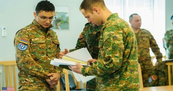 ABŞ erməni əsgərlərə hazırlıq keçdi