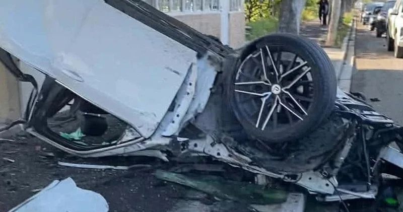 İkisi qardaş olmaqla 7 azərbaycanlı gəncin öldüyü qəzanın Anbaan görüntüləri