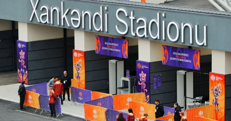 Xankəndi stadionunda bərpa işlərinin başa çatacağı tarix açıqlanıb