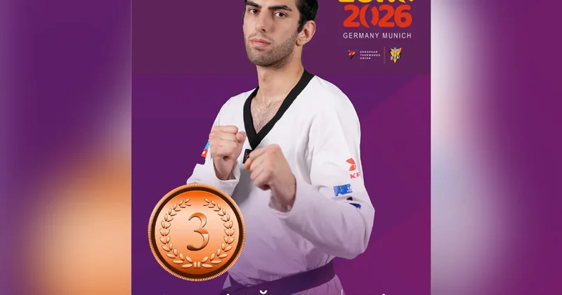 Джавад Агаев взял бронзу чемпионата Европы по тхэквондо в Мюнхене