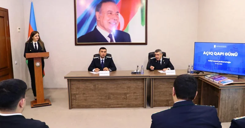 Xətai rayon prokurorluğunda “Açıq Qapı” günü təşkil olunub