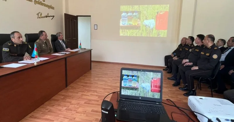 Taxıl yığımı ilə bağlı yanğın təhlükəsizliyinə dair müşavirə keçirib