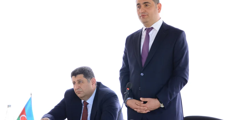 Elşən Həsənli Axtaçı kənd sakinləri ilə görüşdü Fotolar