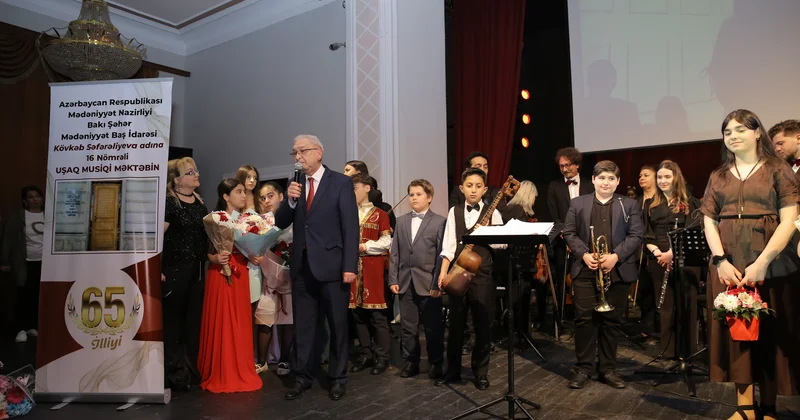 Mahnı Teatrında tanınmış uşaq musiqi məktəbinin 65 illik yubileyi qeyd edildi… FOTOLAR+VİDEO