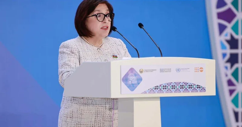 Sahibə Qafarova Buxarada Forumda iştirak etdi Fotolar