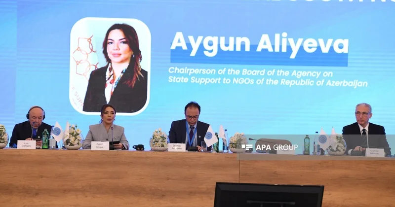 Aygün Əliyeva: Bu gün Bakı qlobal əməkdaşlıq üçün platforma rolunu oynayır