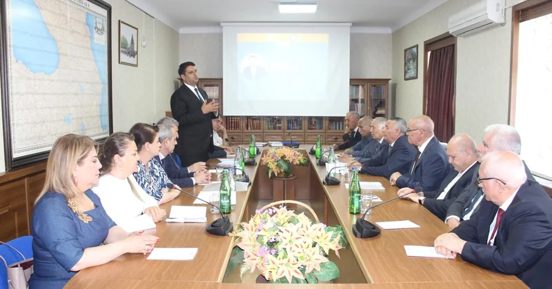 Naxçıvan Bölməsində Azərbaycan Milli Elmlər Akademiyasının 80 illiyinə həsr olunmuş elmi sessiya keçirilib