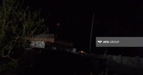 İsrail və İranın bir birinə atdığıraketlər Culfa rayonundan müşahidə edilir VİDEO