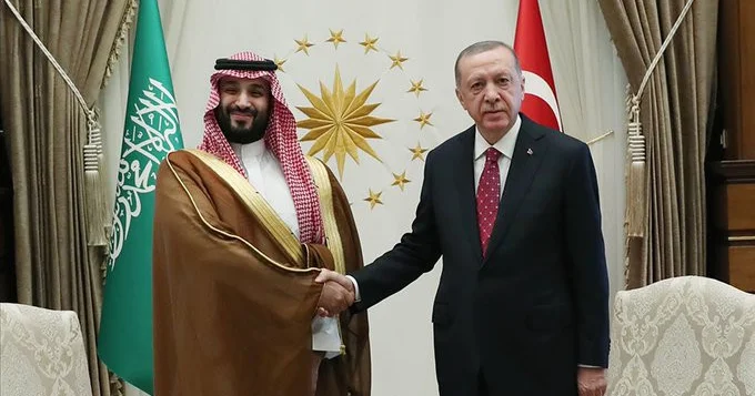 Ərdoğan Məhəmməd bin Salmanla İran israil qarşıdurmasını müzakirə edib