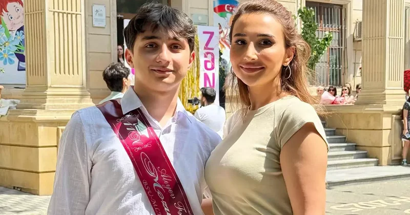 Aytəkinin oğlu da məktəbi bitirdi