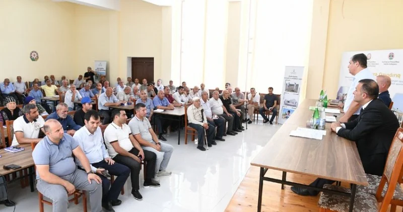 Şirvanda keçmiş məcburi köçkünlərə ödənişsiz hüquqi yardım göstərilib