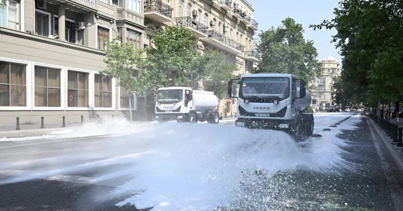 Paytaxtda növbəti dəfə genişmiqyaslı təmizlik işləri aparılıb