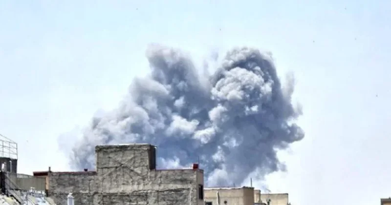 Təbriz bombardman edildi FOTO