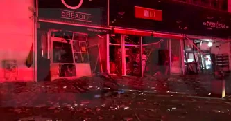 Tel Əvivin mərkəzində dağıntılar var
