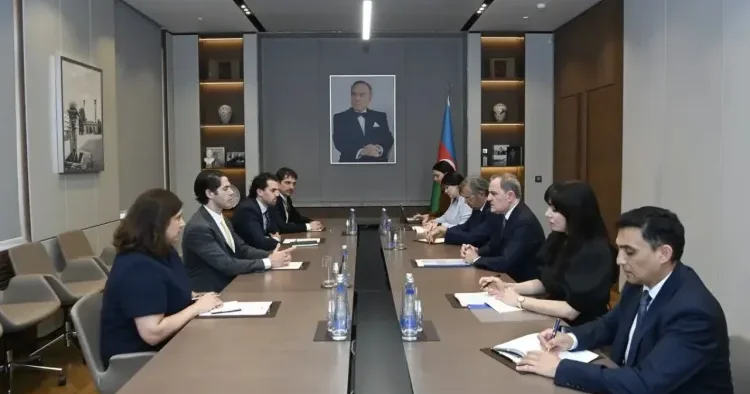 Ceyhun Bayramov ABŞ rəsmisi ilə TRIPP i müzakirə etdi