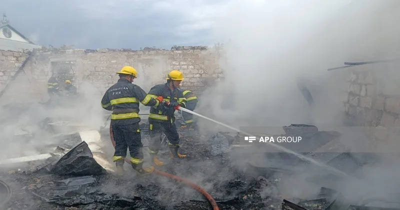 FHN Ağdamda baş verən yanğınla bağlı məlumat yayıb