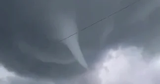 Göyçə gölü ətrafında nadir təbiət hadisəsi: Tornado qeydə alındı VİDEO