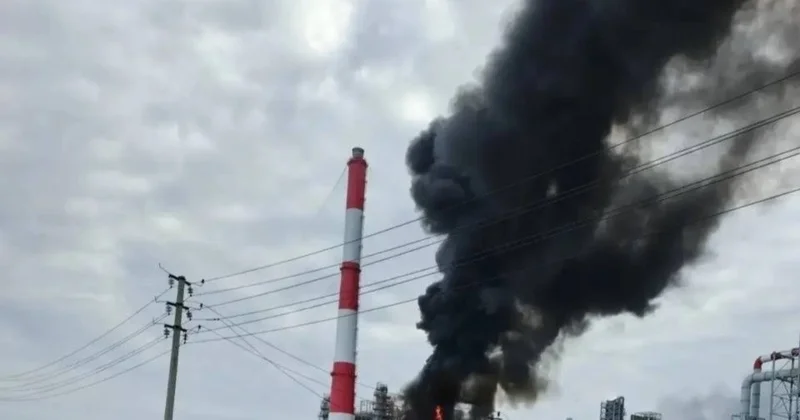 Ukrayna Rusiyanın ən böyük kimya zavodlarından birini vurdu
